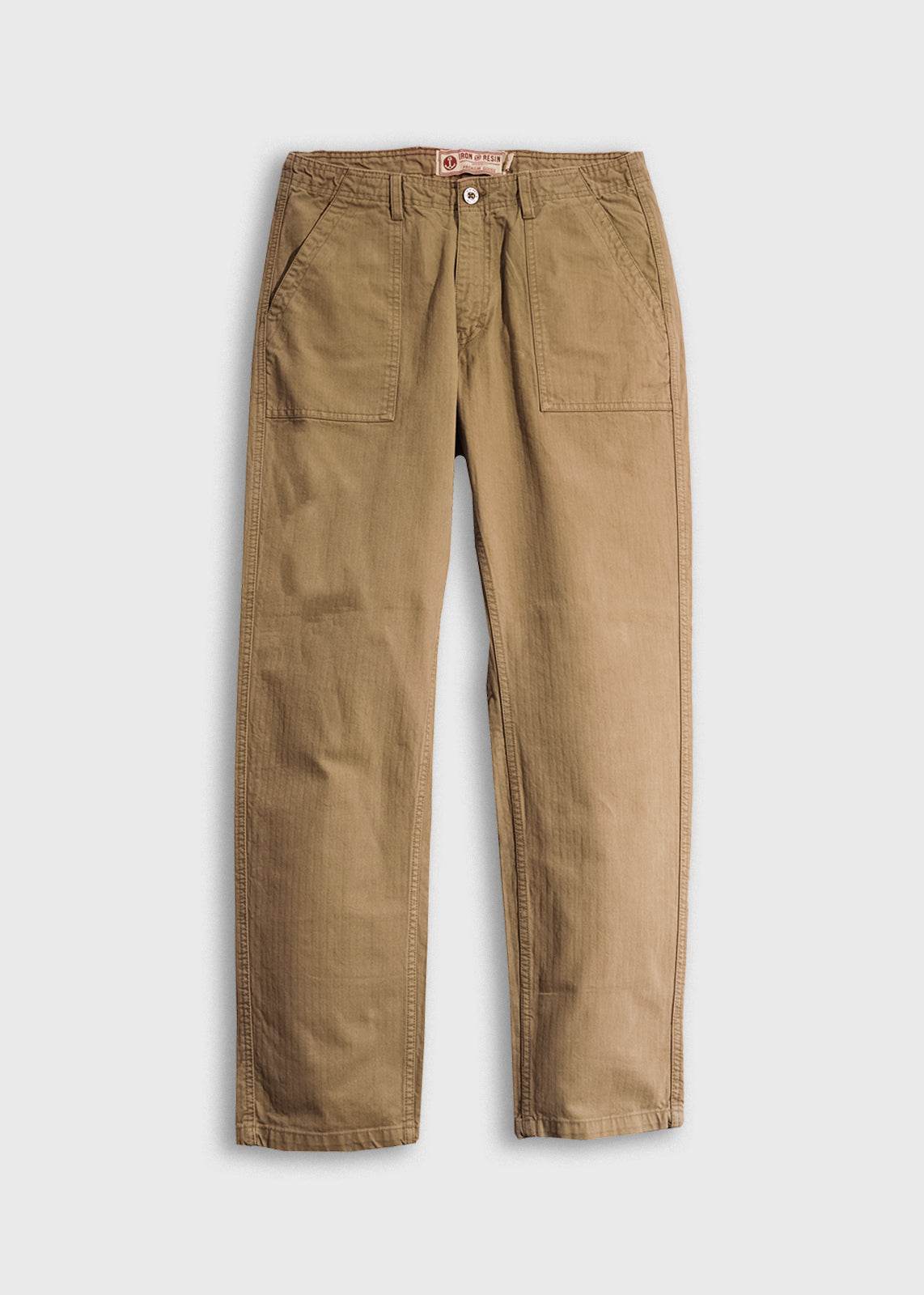 HERRINGBONE BRIGADE PANT
