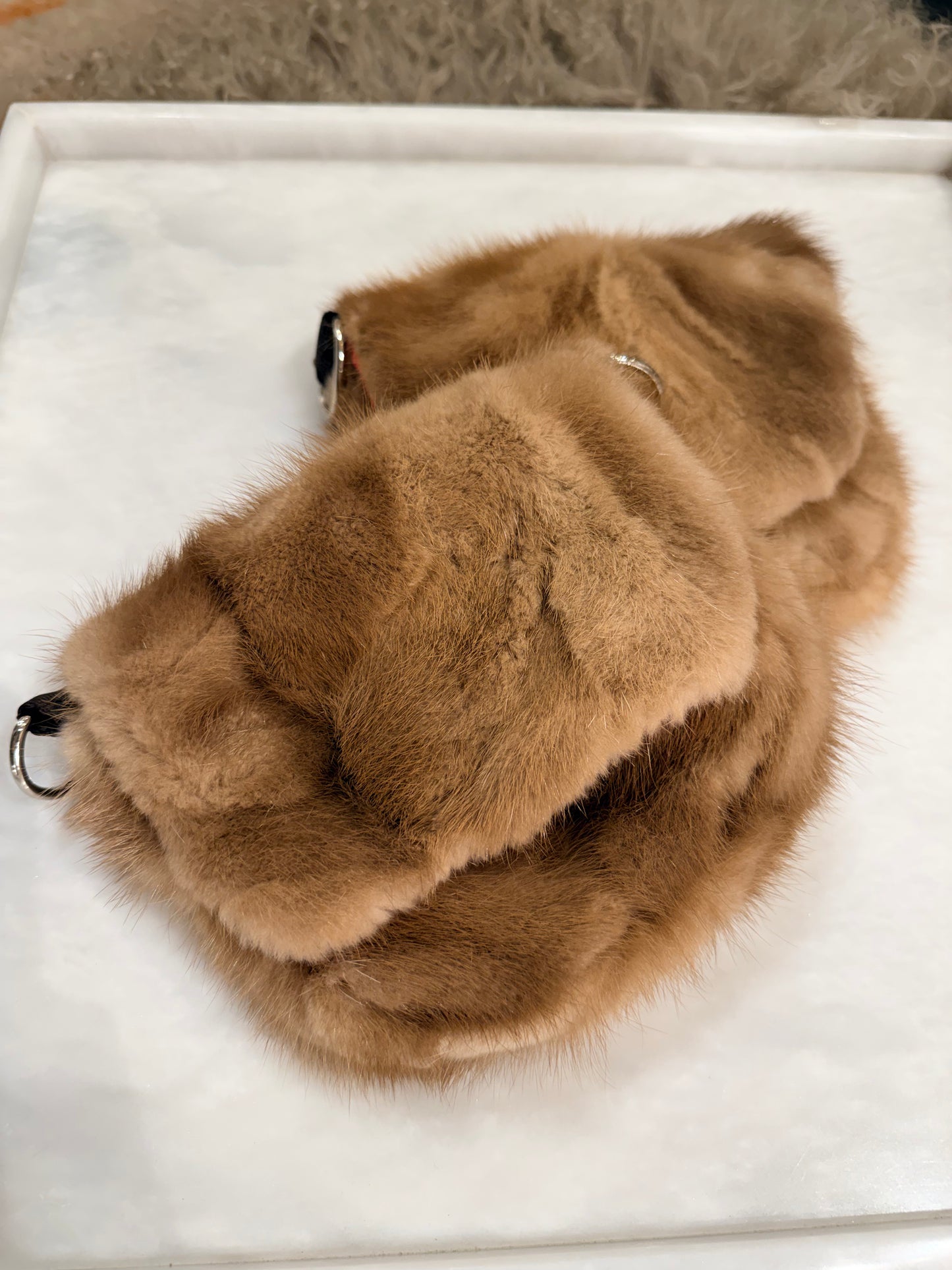 DO-OVER FUR MINI CROSSBODY BAG