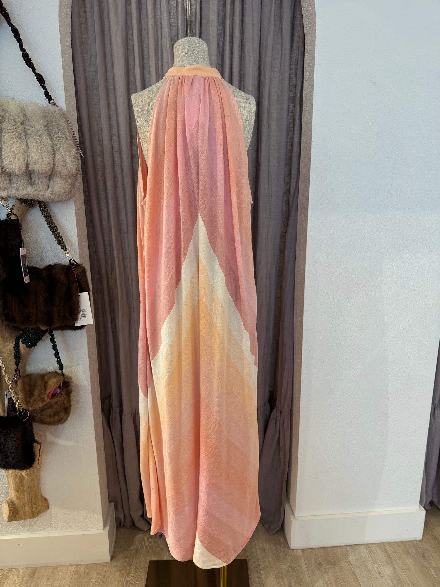 THE HALTER V-NECK DRESS