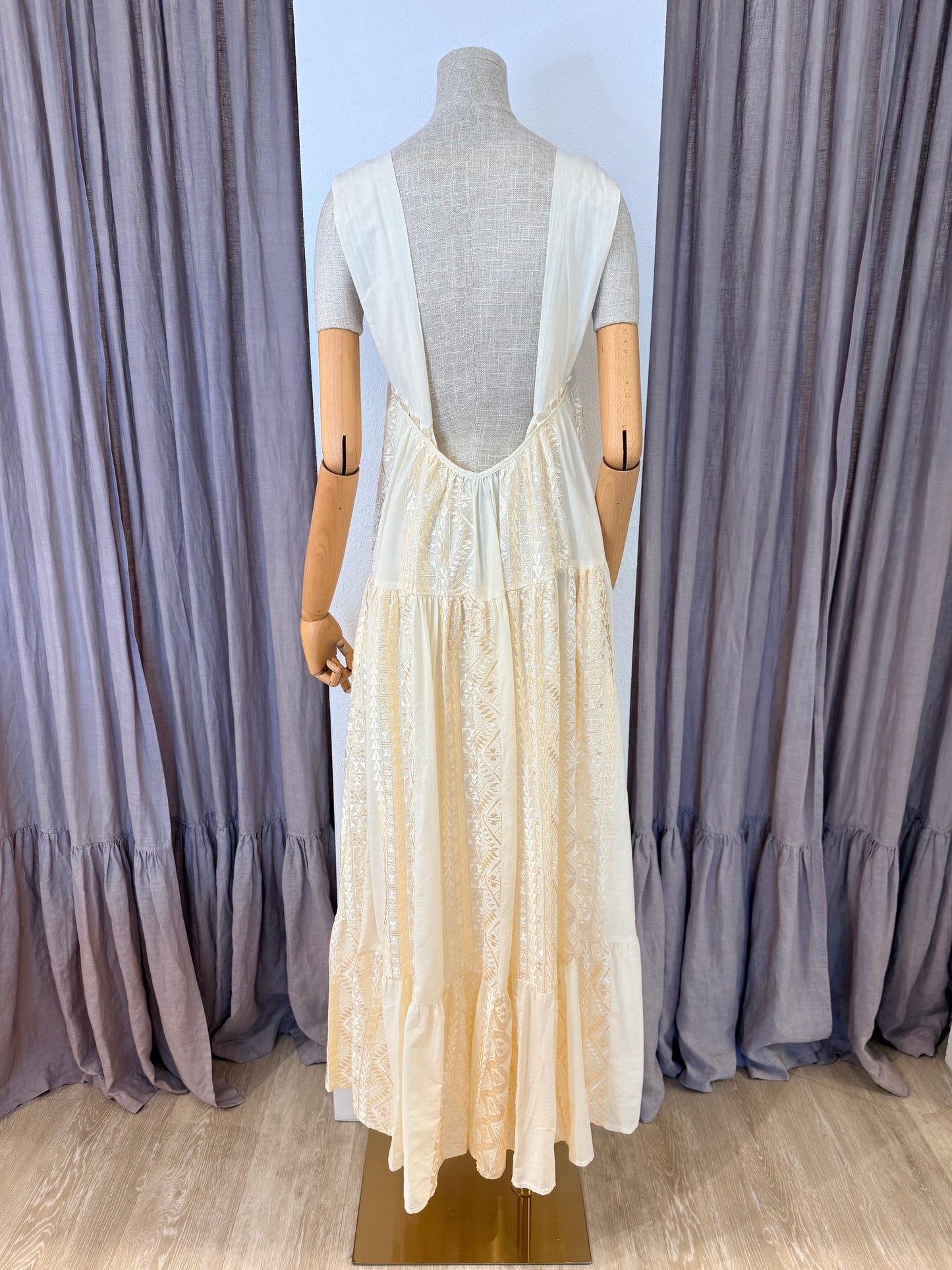 BACKLESS MAXI DRESS S
