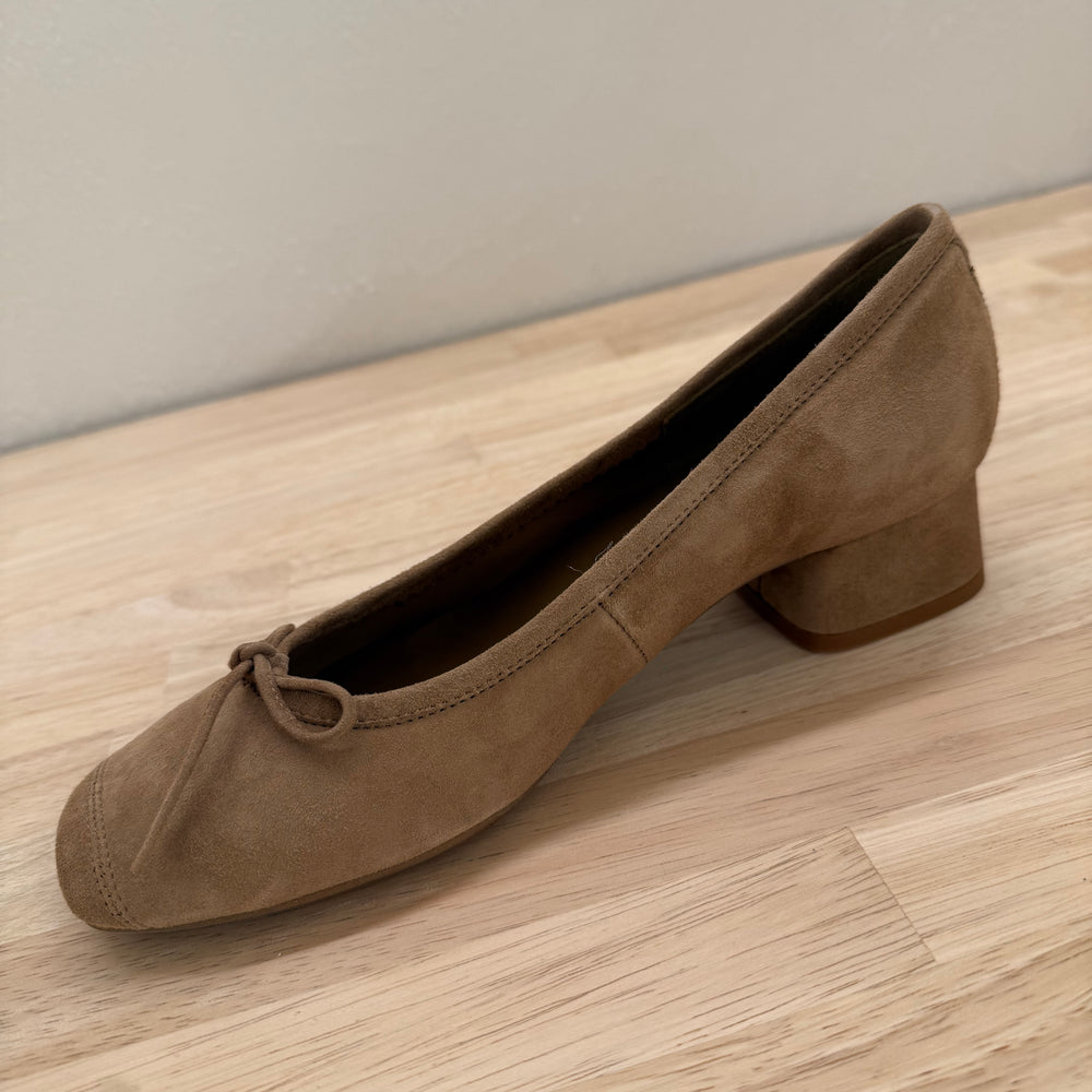HAVANA VELVET LEATHER FETISH HIGH-HEEL BALLERINAS