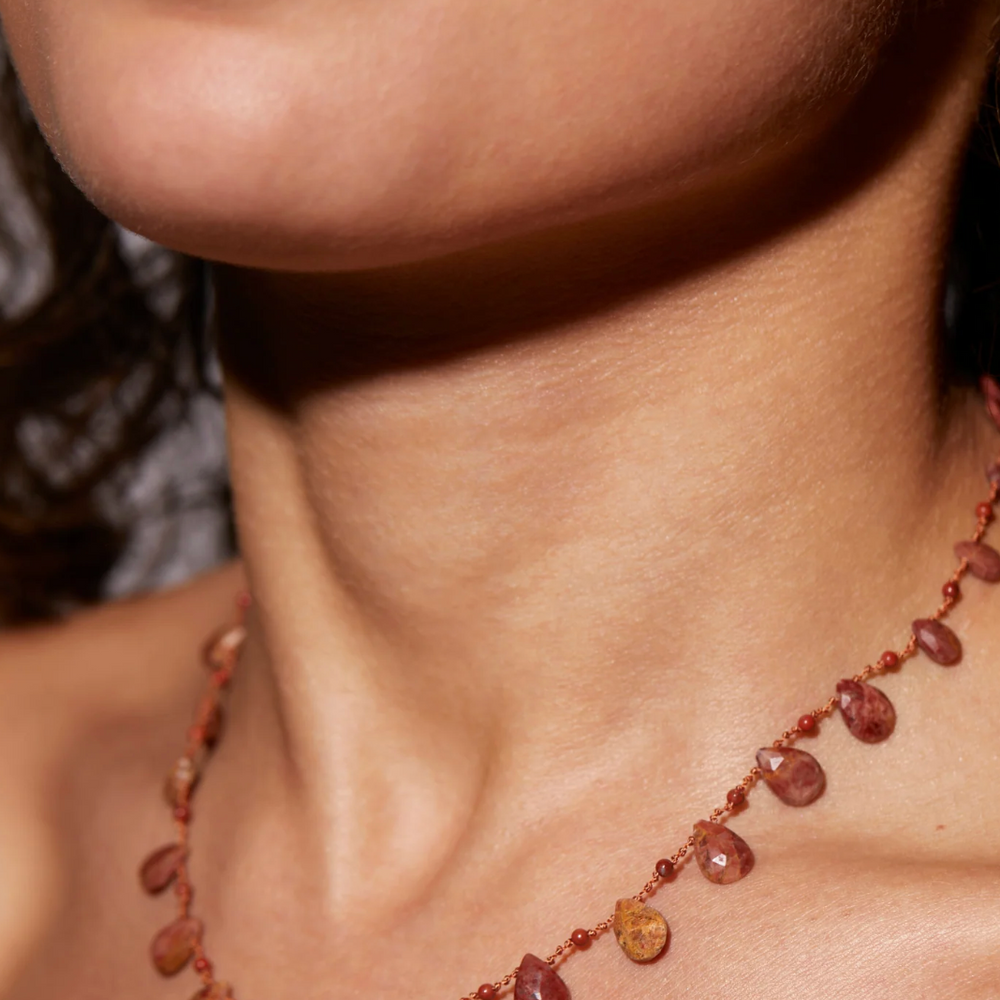 HARPER DROPS & BEADS NECKLACE