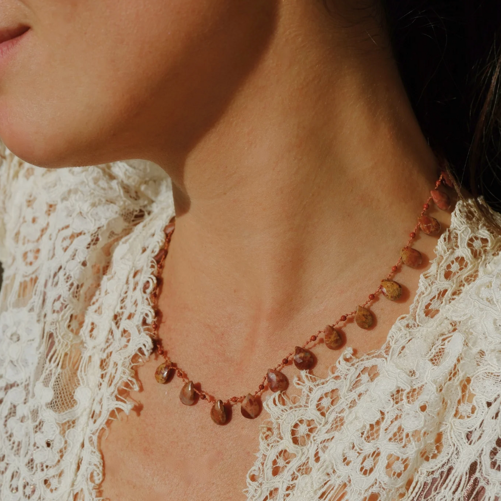 
                  
                    HARPER DROPS & BEADS NECKLACE
                  
                