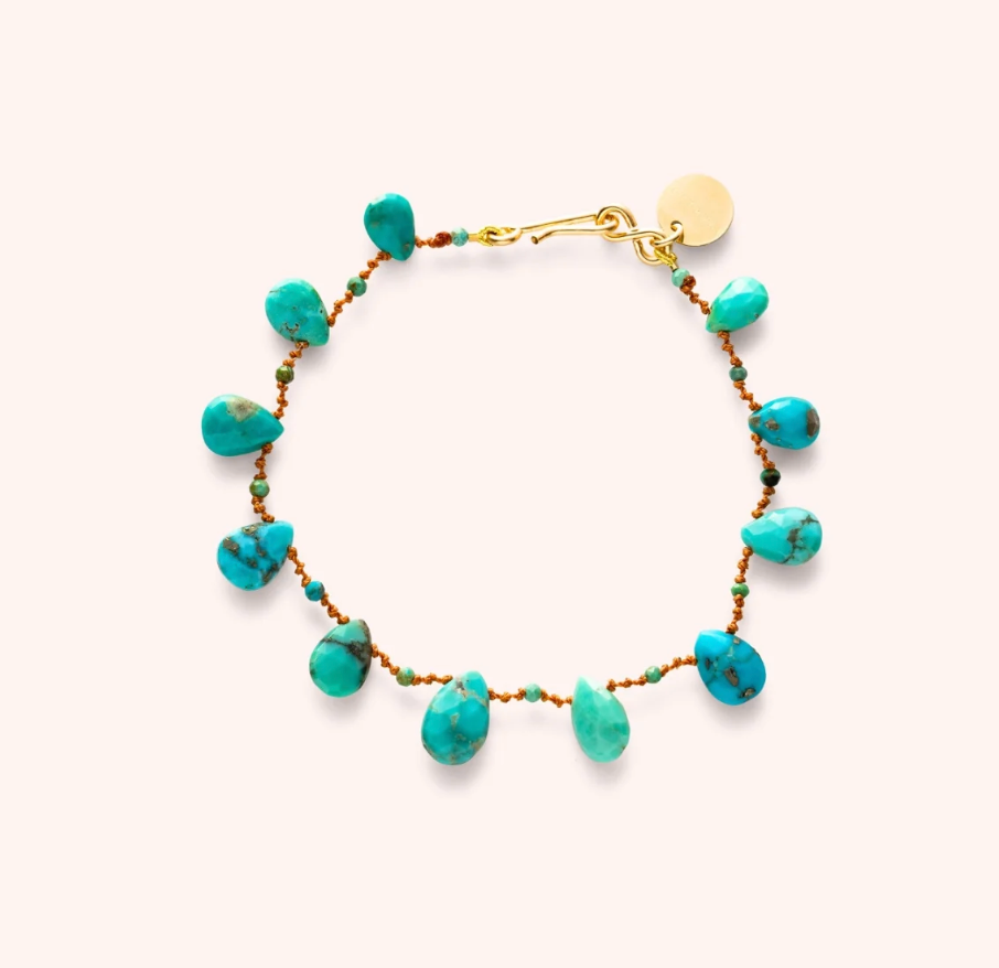 POWHATAN DROPS & BEADS BRACELET