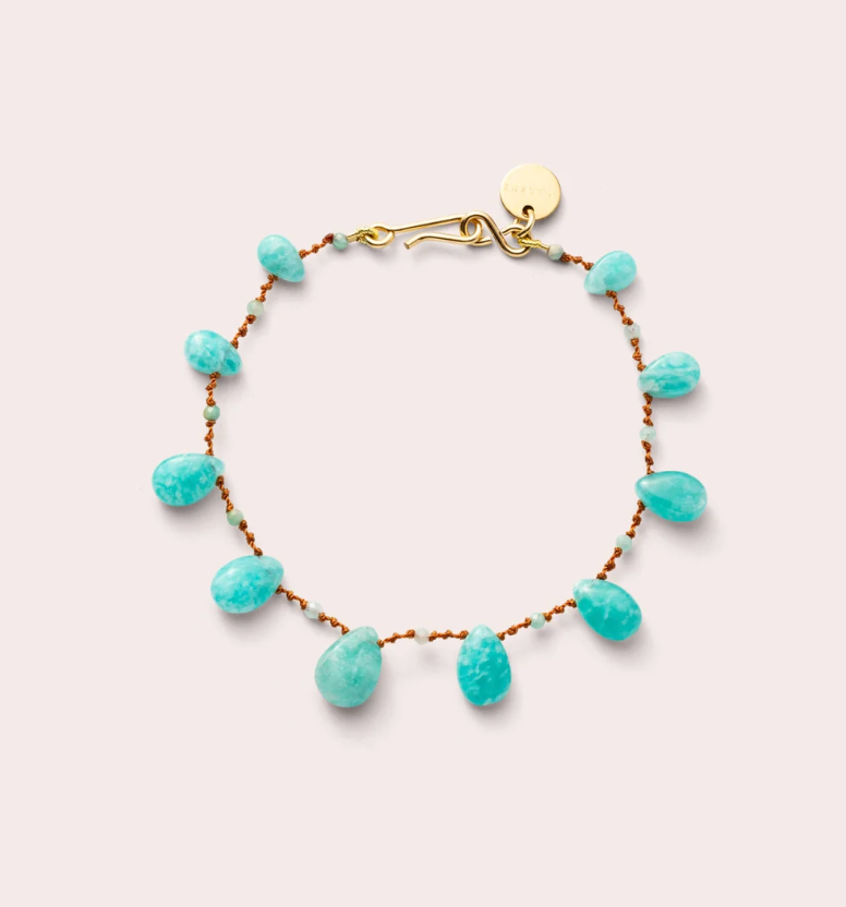 BEETLE DROPS & BEADS BRACELET