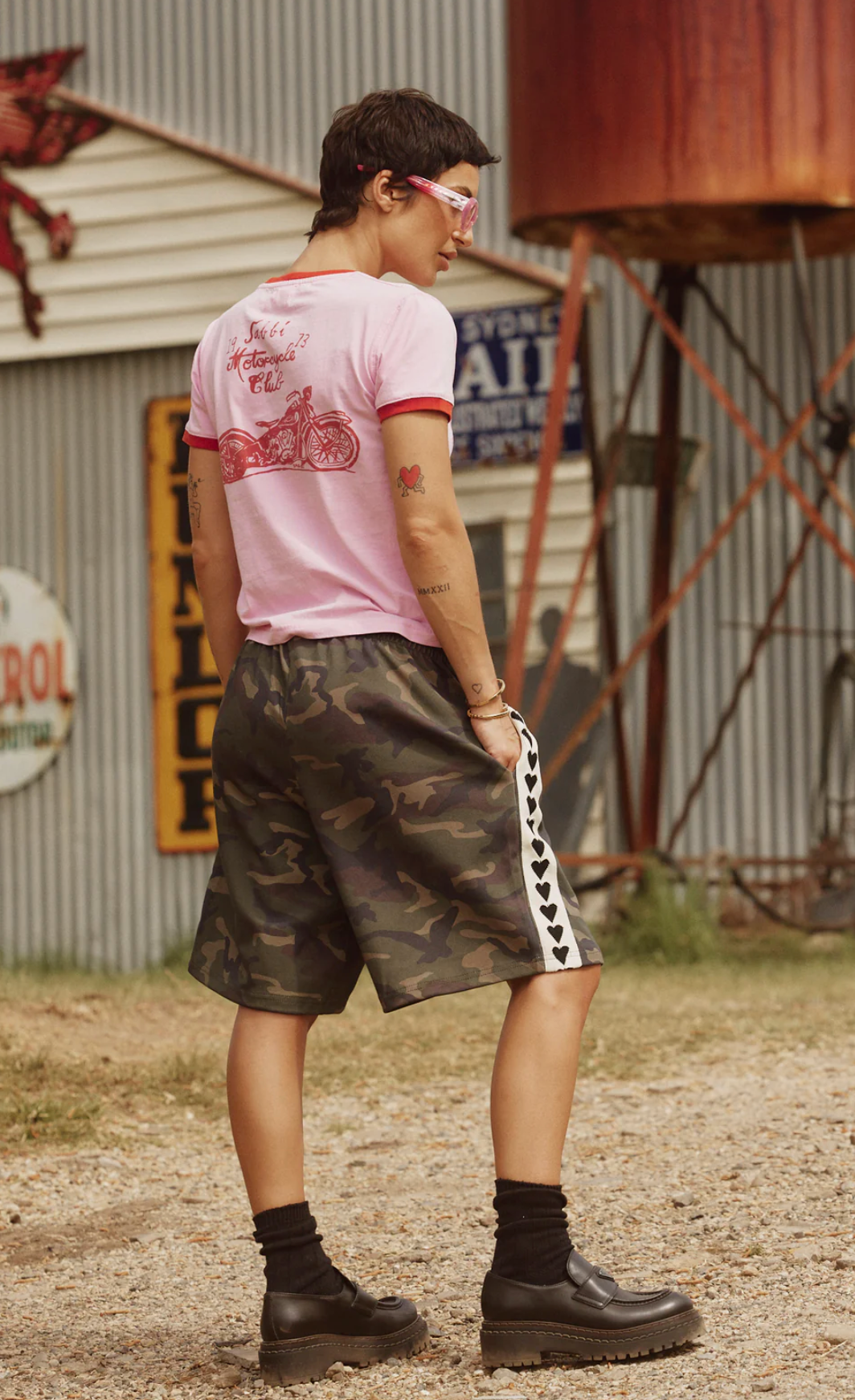 RAVING HEARTS SHORTS