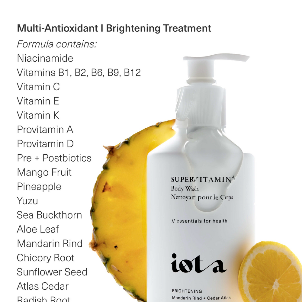 
                  
                    SUPERVITAMIN BODY WASH + BRIGHTENING
                  
                
