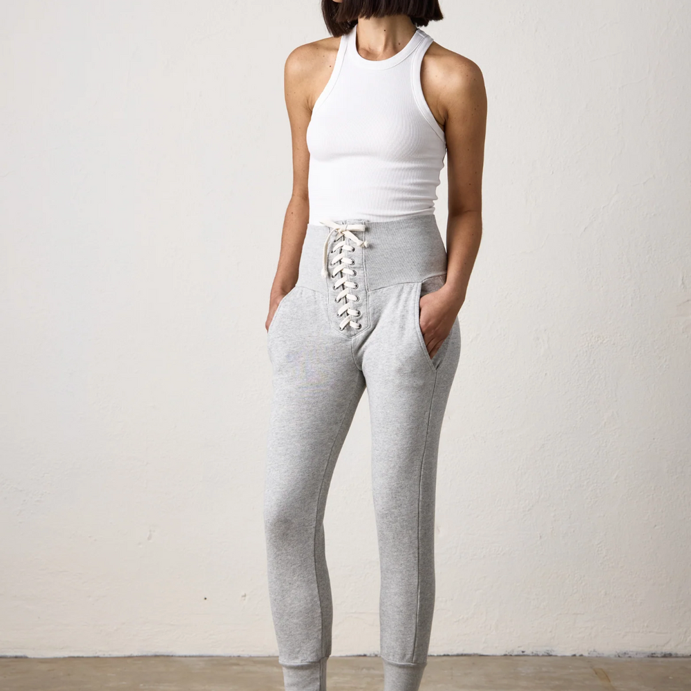 MAREN CORSET WAIST SWEATPANTS