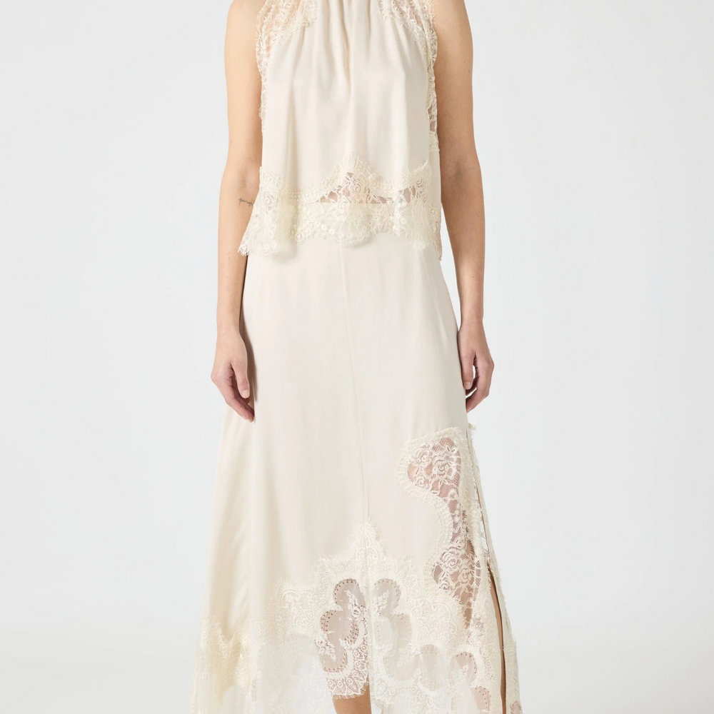 VISIONS LACE HANKERCHIEF SKIRT
