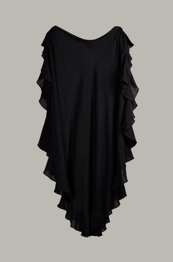 
                  
                    RUFFLE KAFTAN WITH OBI BELT
                  
                
