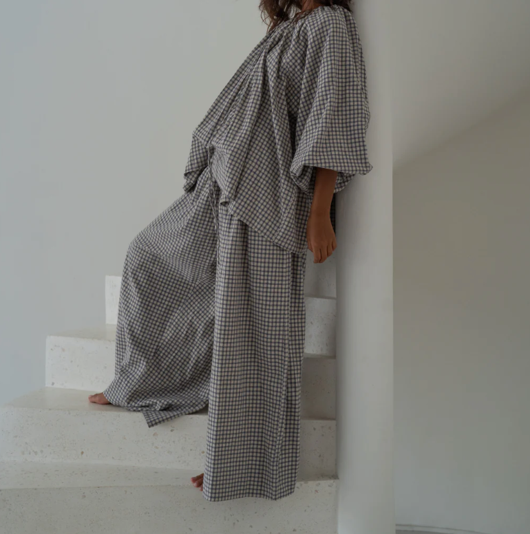 
                  
                    YOLLIE GINGHAM PANT
                  
                
