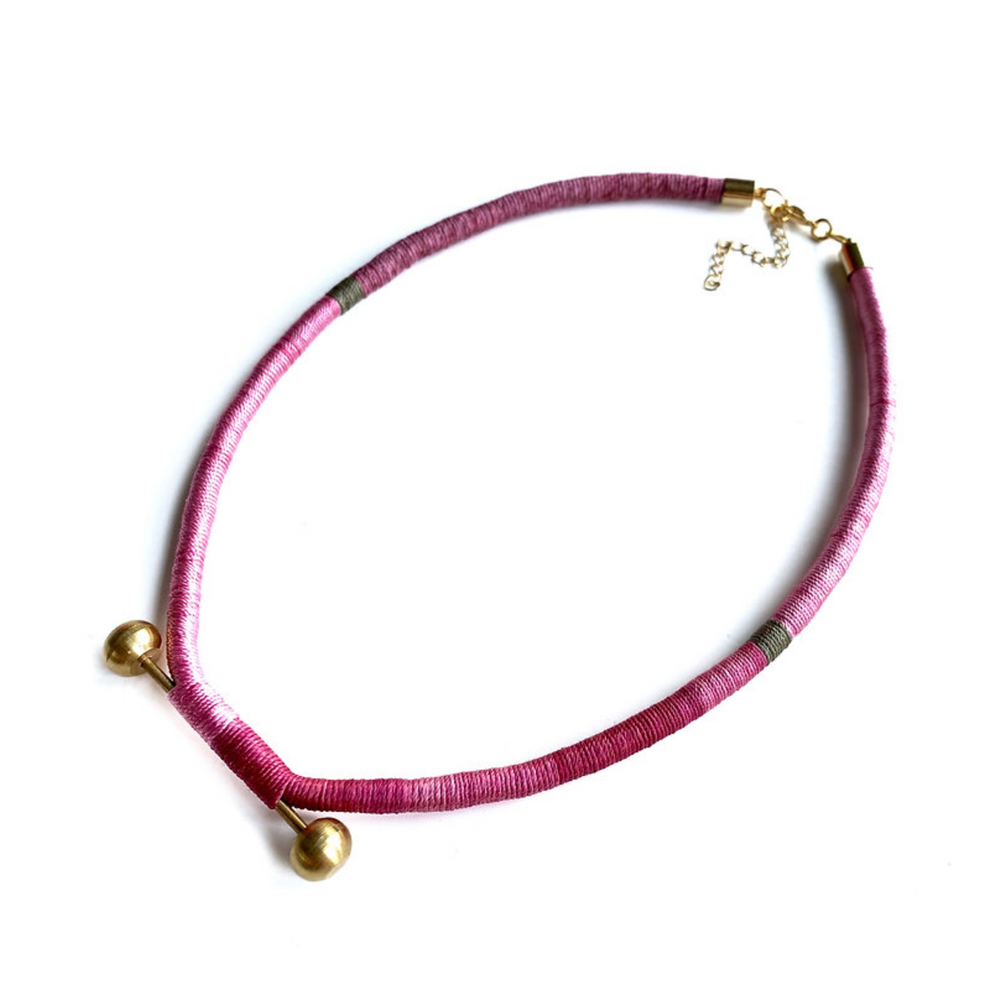 
                  
                    BRASS BALL NECKLACE
                  
                