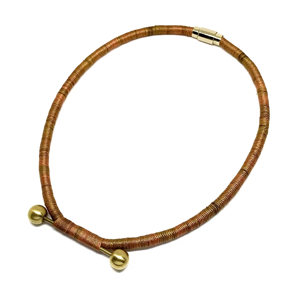 
                  
                    BRASS BALL NECKLACE
                  
                