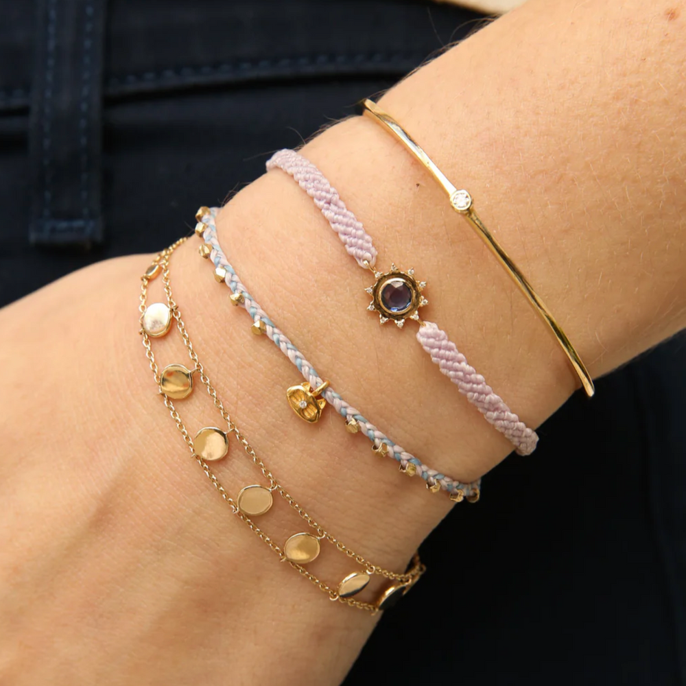 DIAMOND KITTY CHARM BRACELET