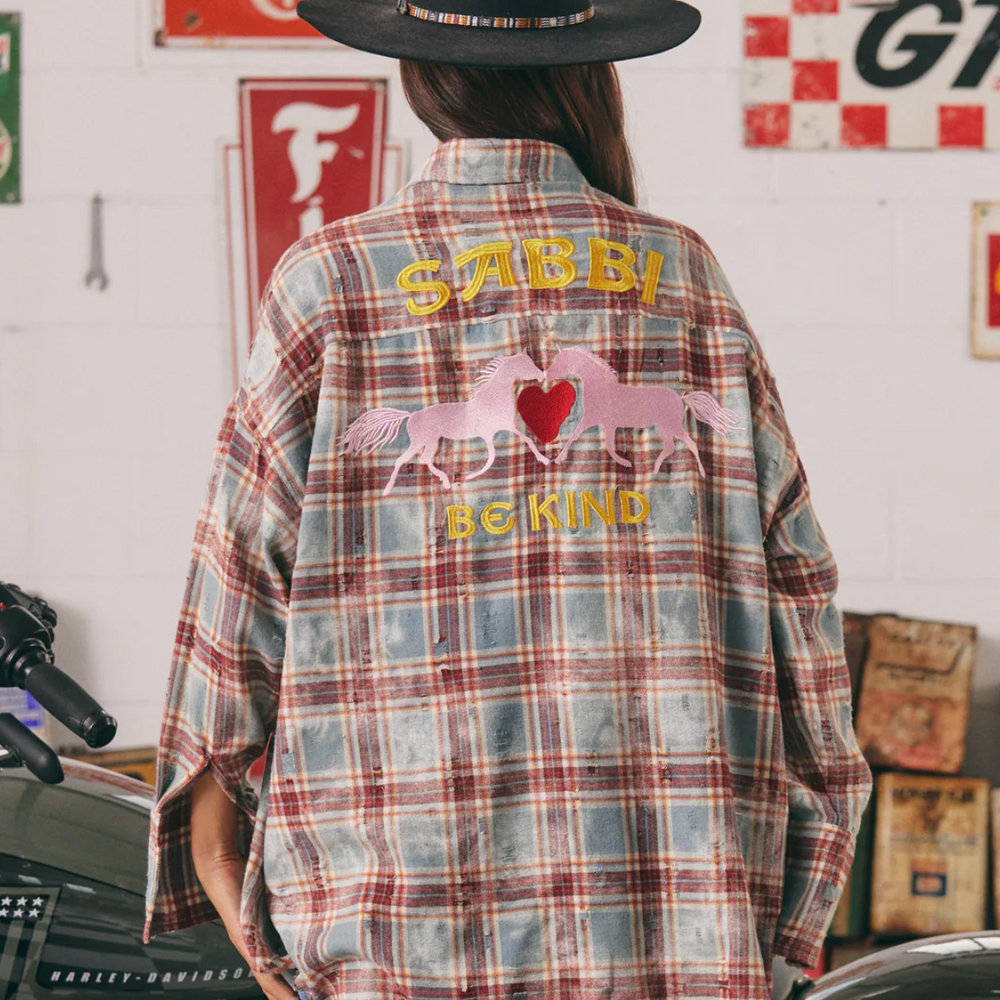 
                  
                    HORSE POWER DISTRESSED FLANNEL
                  
                