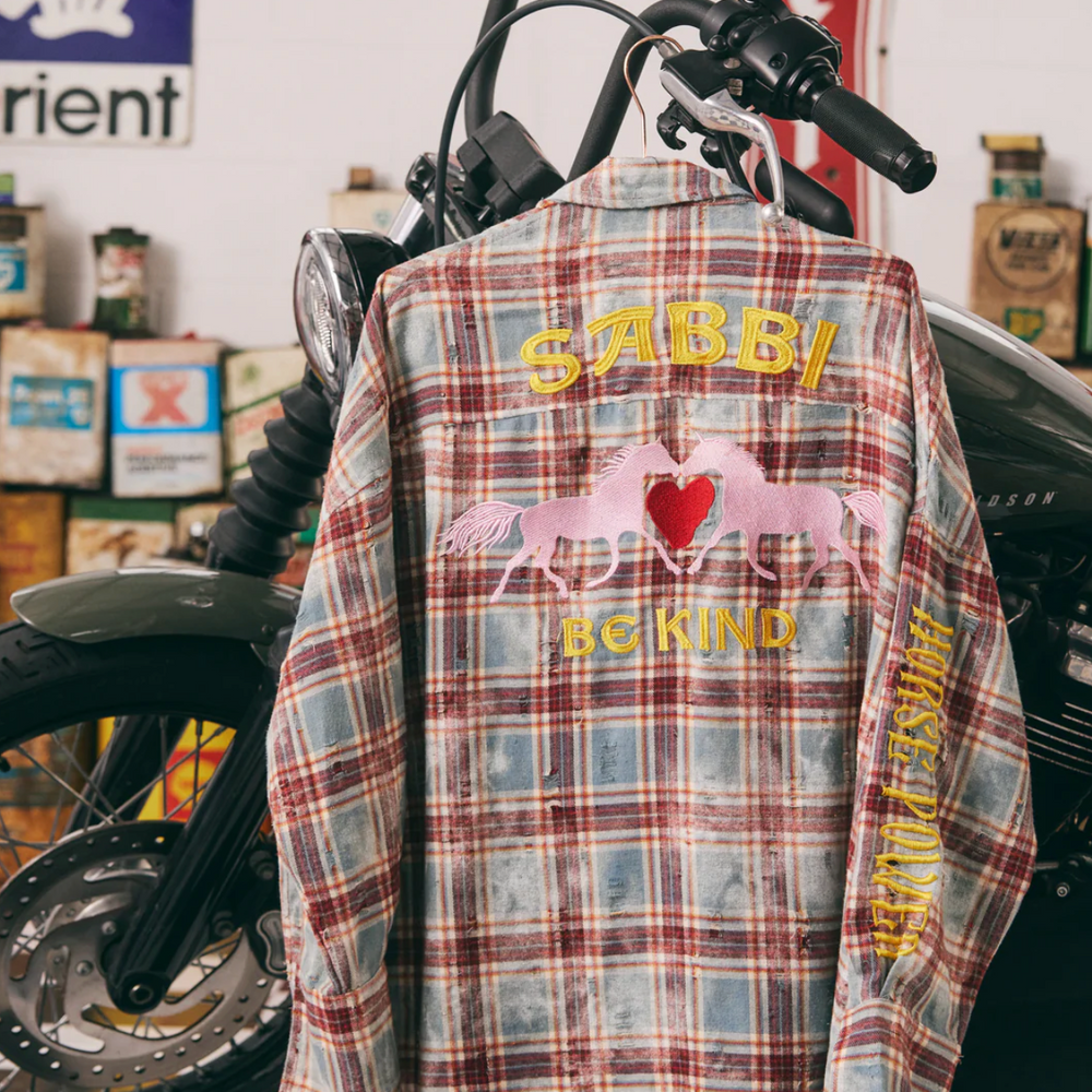 HORSE POWER DISTRESSED FLANNEL