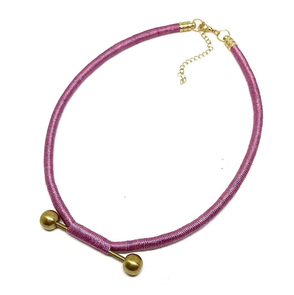 
                  
                    BRASS BALL NECKLACE
                  
                