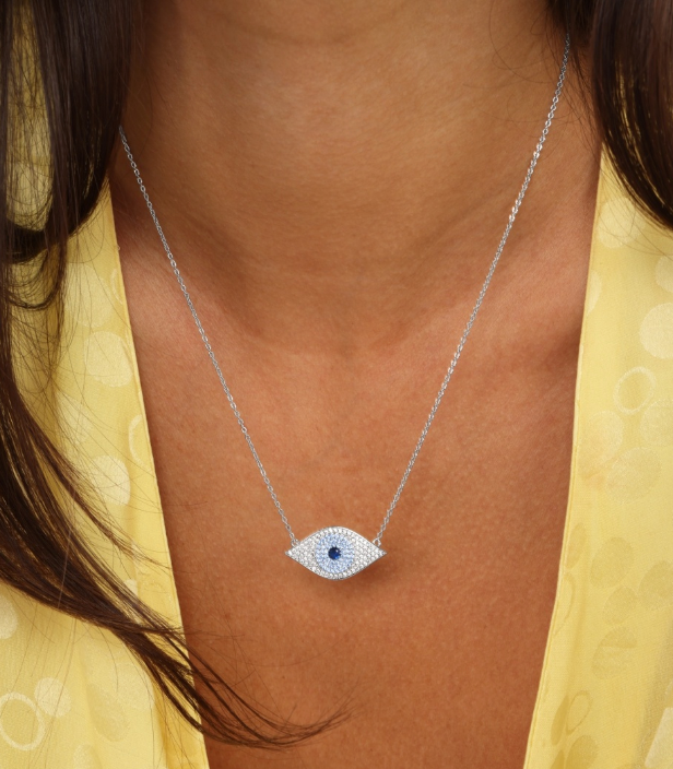
                  
                    EVIL EYE NECKLACE
                  
                