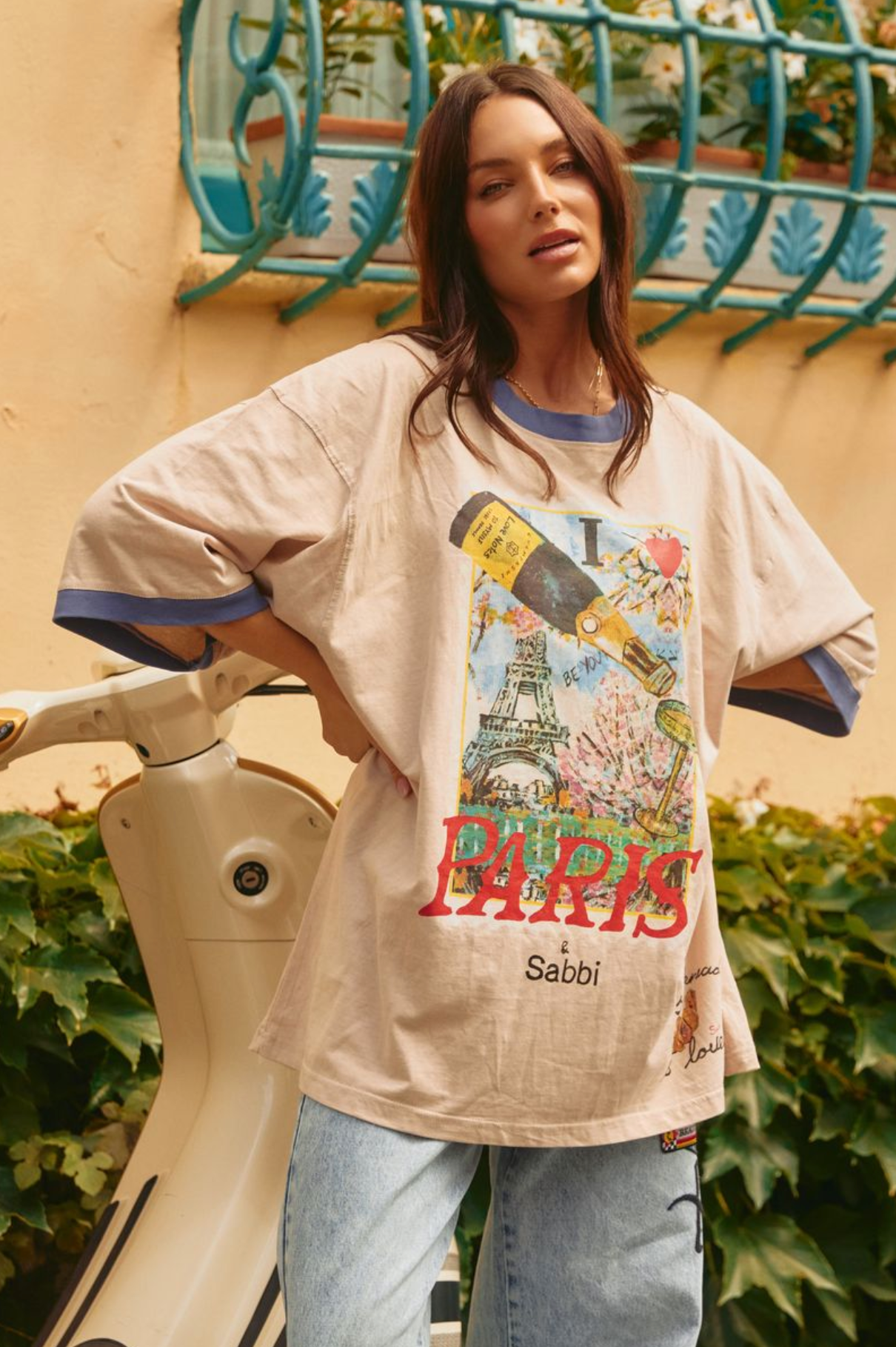 PARIS LOVE NOTES TEE
