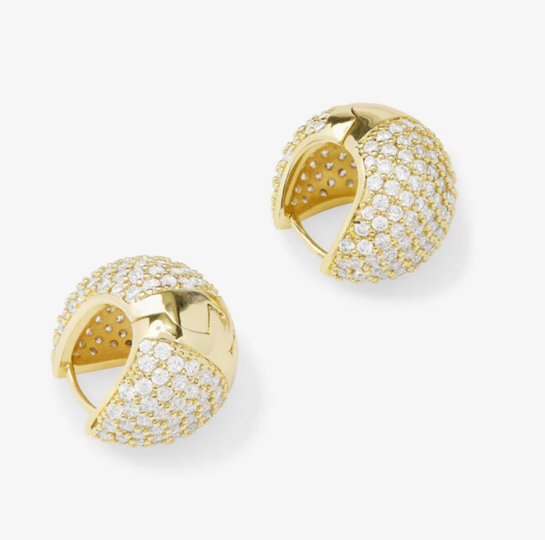 
                  
                    NORA PAVE EARRINGS
                  
                