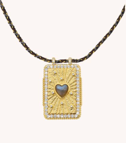 
                  
                    LABRADORITE HEART BOHEME NECKLACE
                  
                