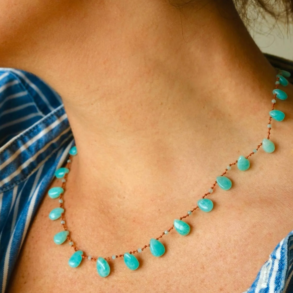 
                  
                    BEETLE DROPS & BEADS NECKLACE
                  
                