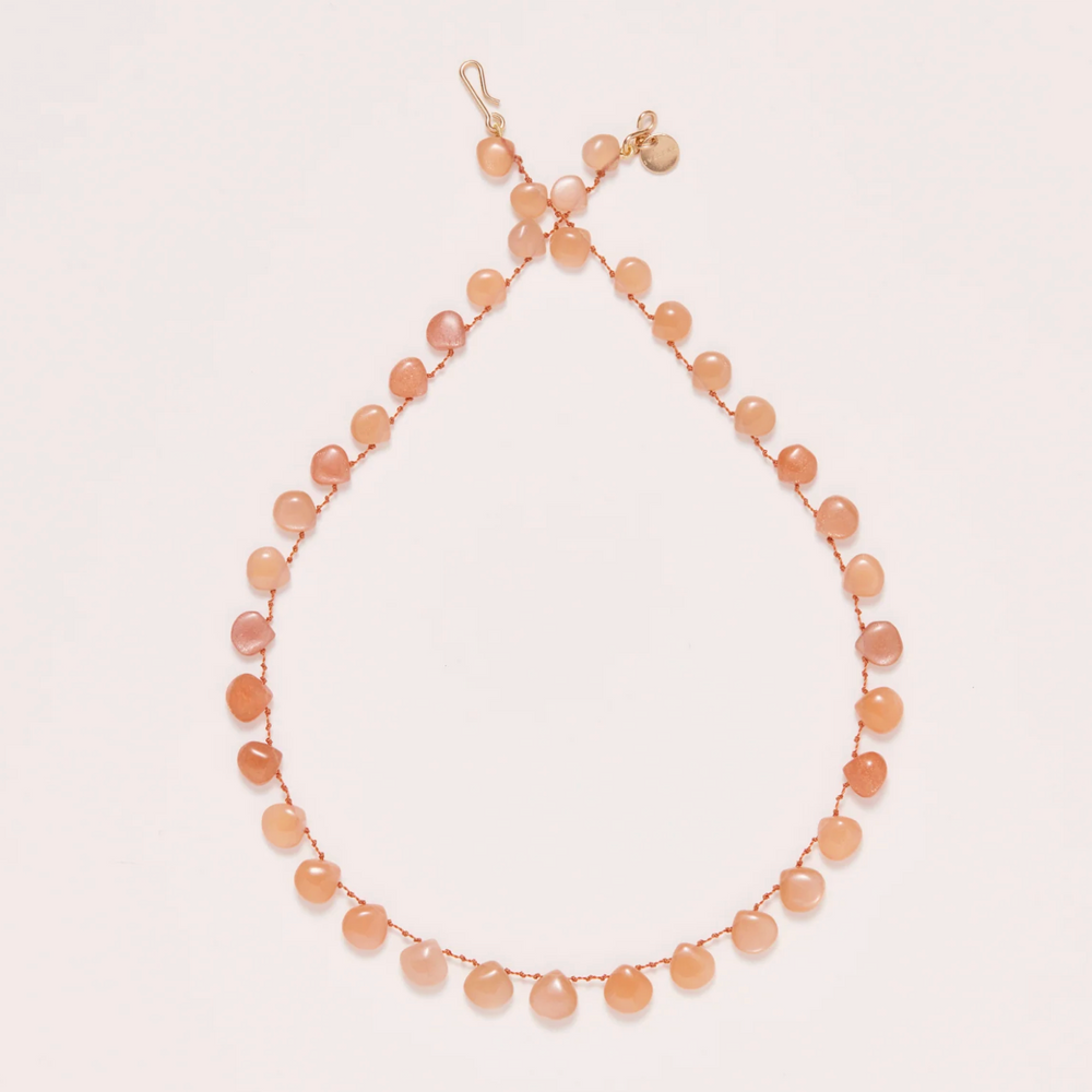 SUNKHAZE DROPS & BEADS NECKLACE