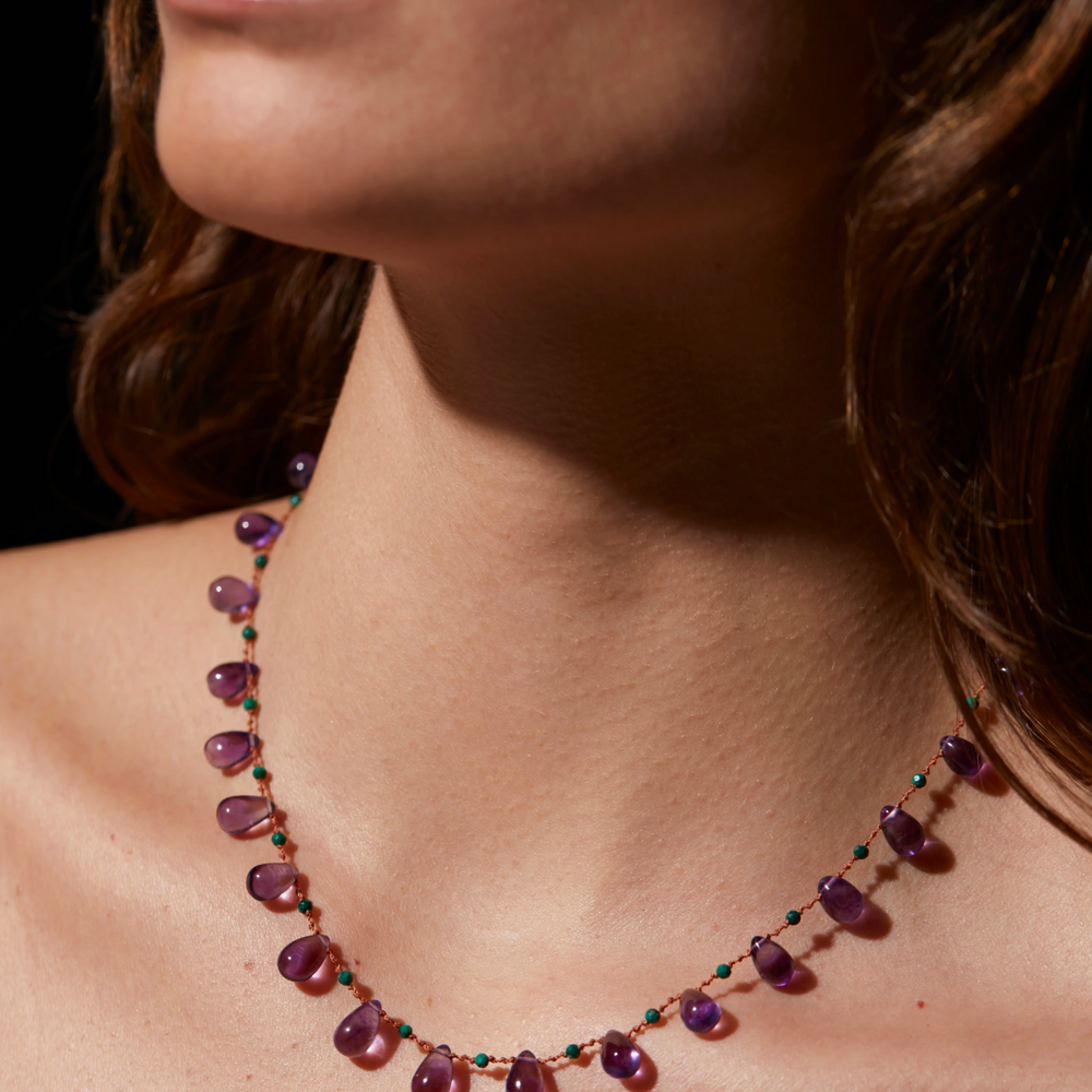 YOUNGTOWN DROPS & BEADS NECKLACE