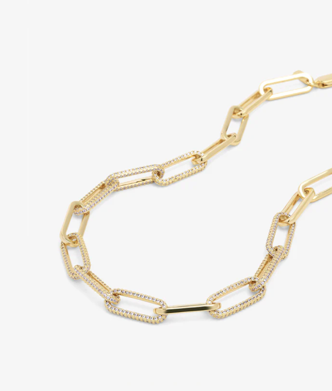 
                  
                    CARRIE PAVÉ CHAIN NECKLACE
                  
                