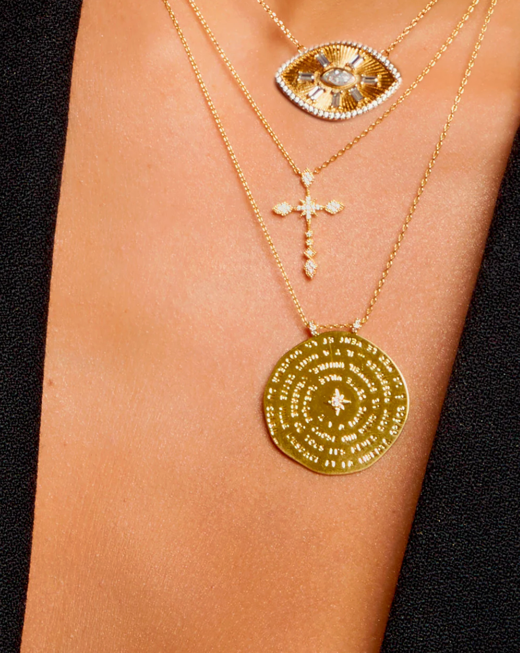 DIWALI EMPREINTE NECKLACE