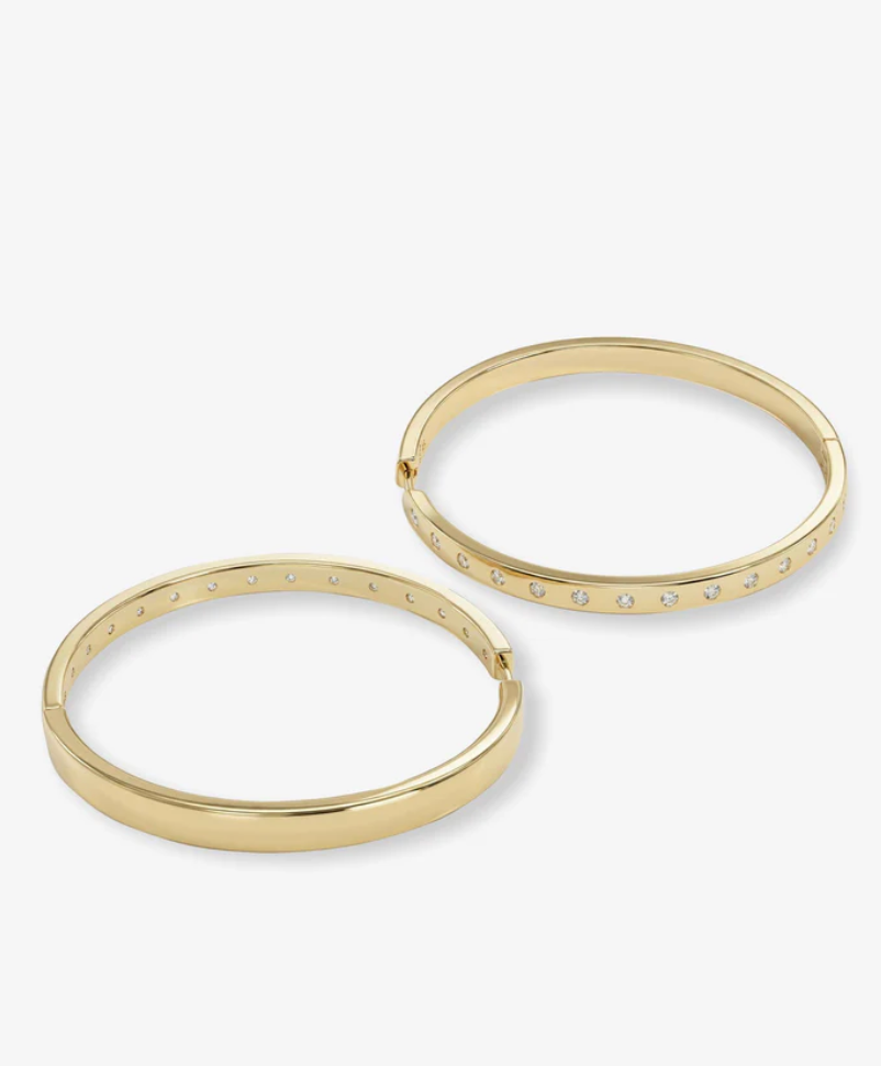 ASHLEY REVERSIBLE HOOPS 2"