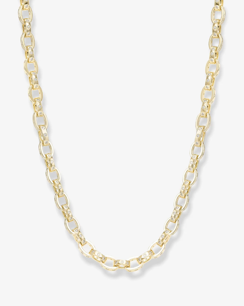 ASHLEY CHAIN LINK NECKLACE 9MM