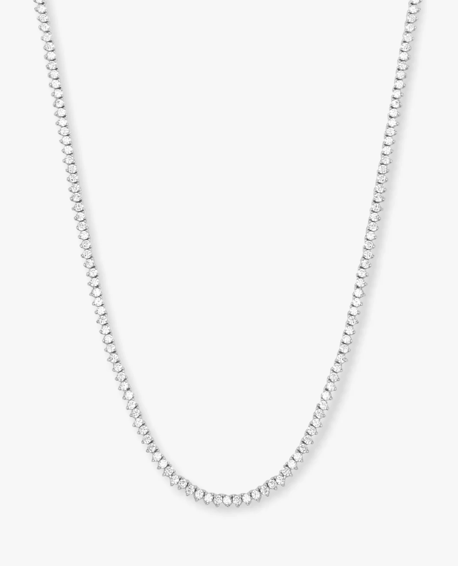 NOT YOUR BASIC TENNIS NECKLACE 18"