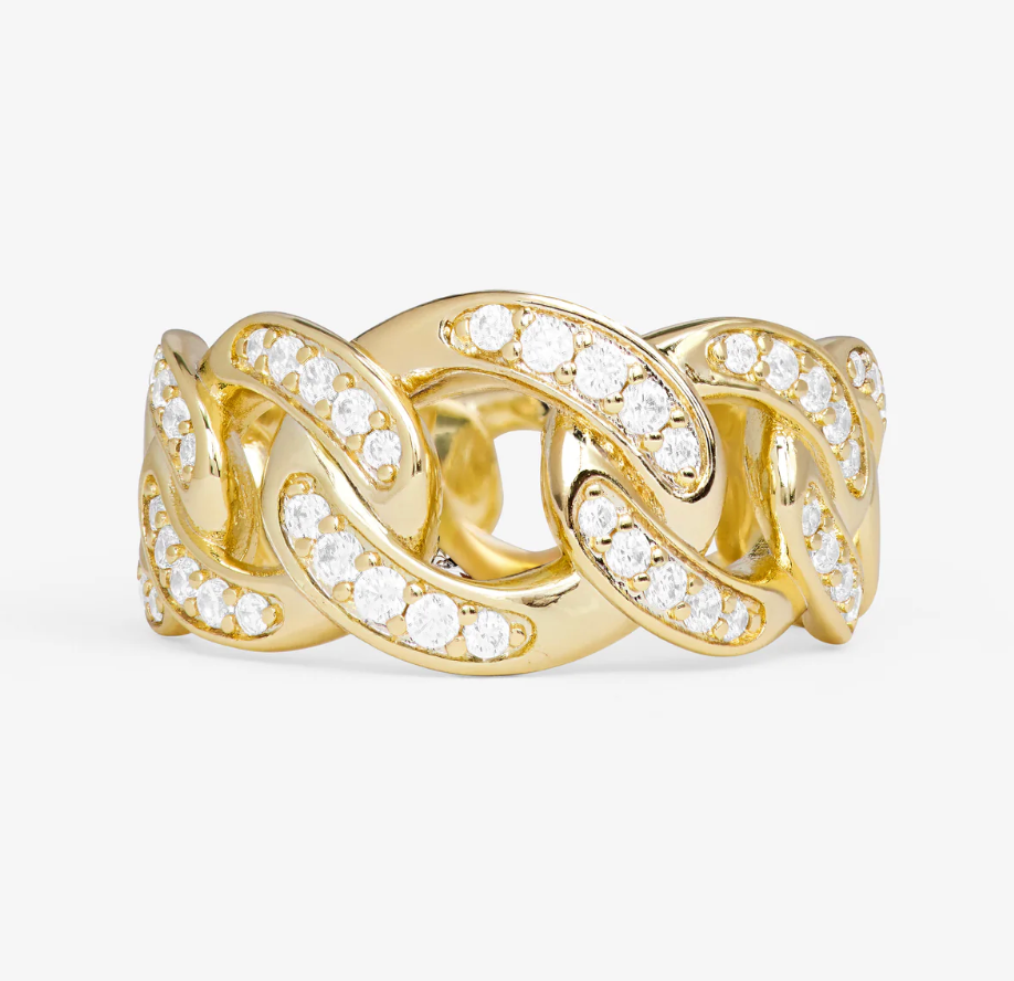 GRADUATED PAVÉ JULIAN RING