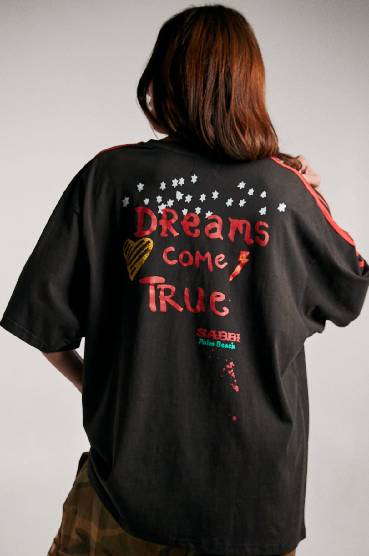 VERY OVERSIZED ZEBRA DREAMS TEE