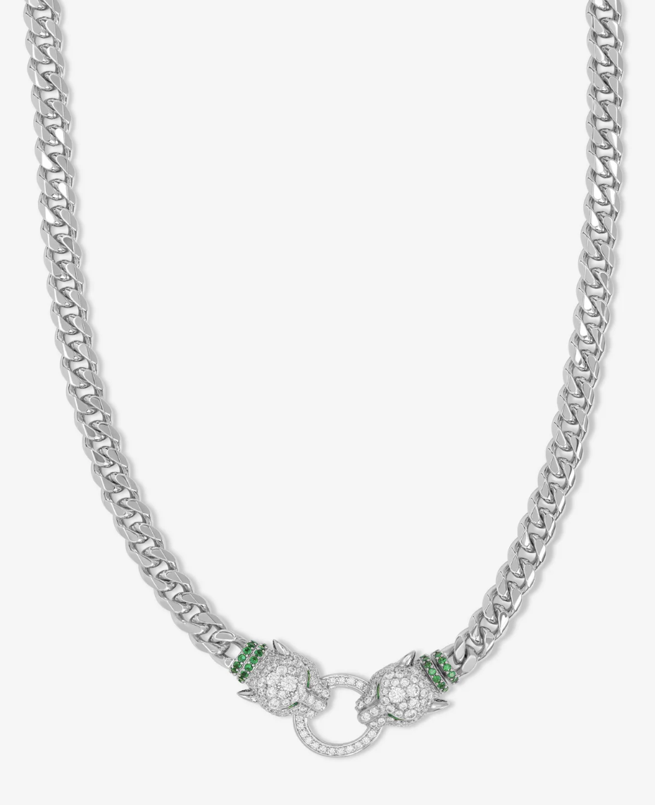 JAGUAR CUBAN CHAIN NECKLACE