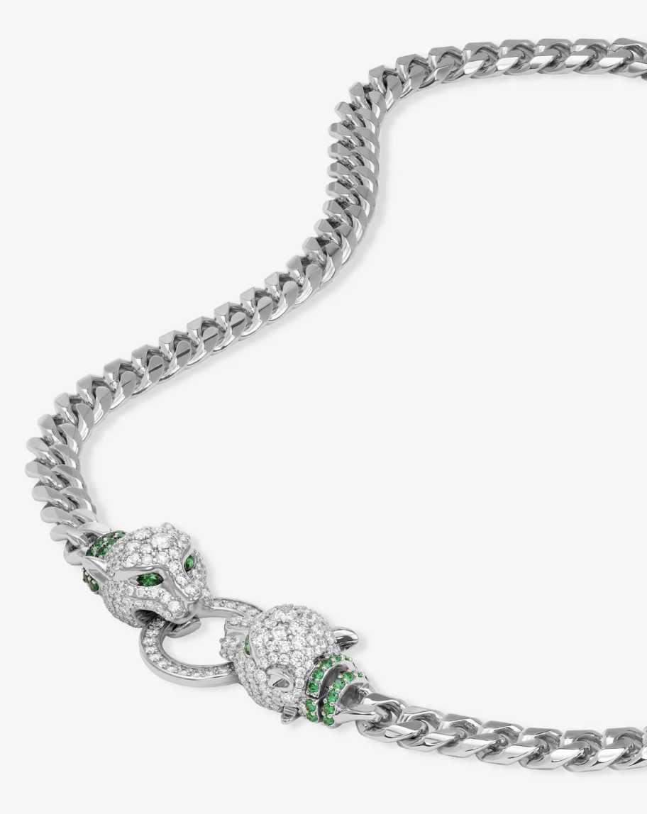 JAGUAR CUBAN CHAIN NECKLACE
