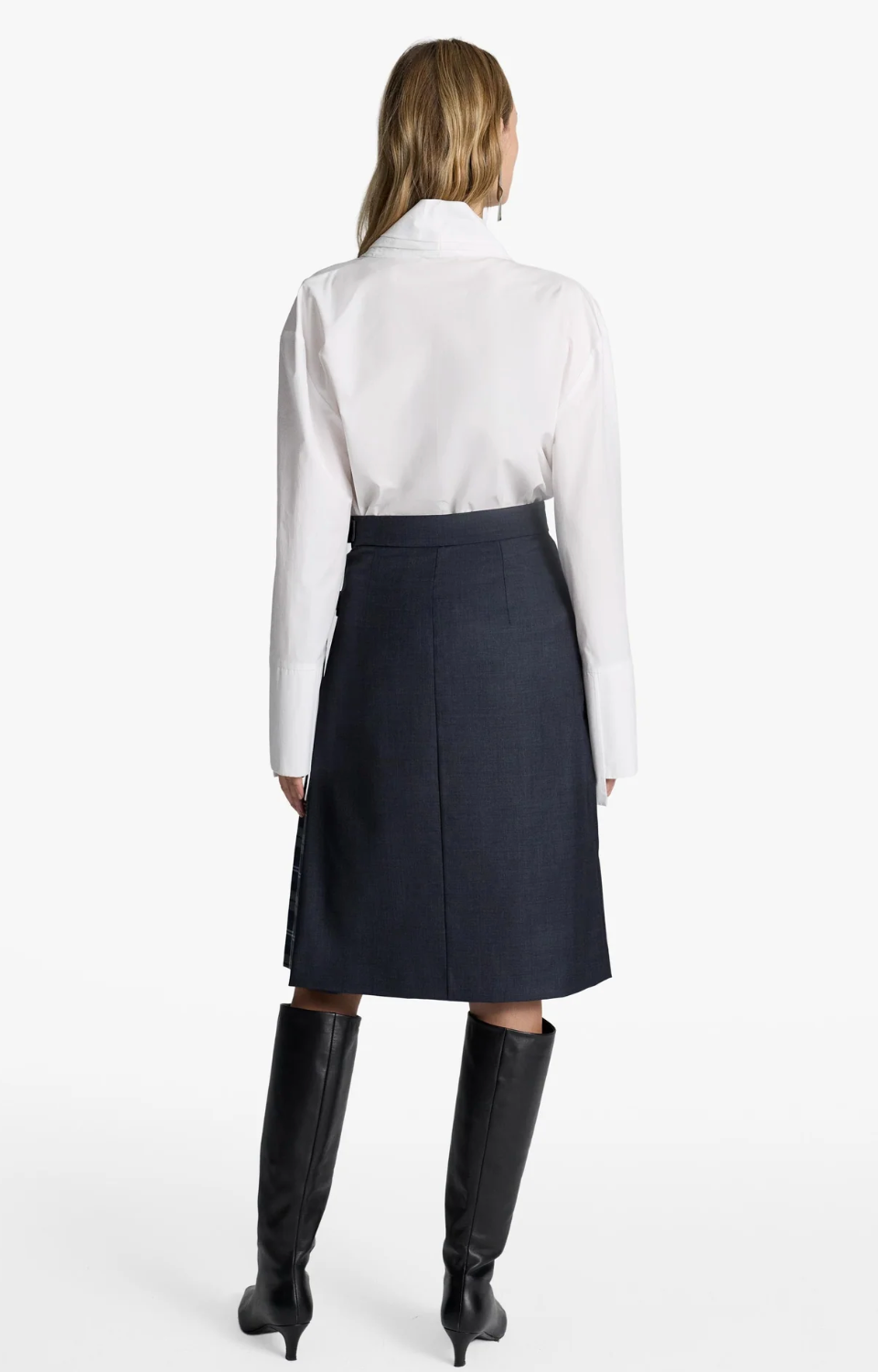 TARTAN MIDI SKIRT