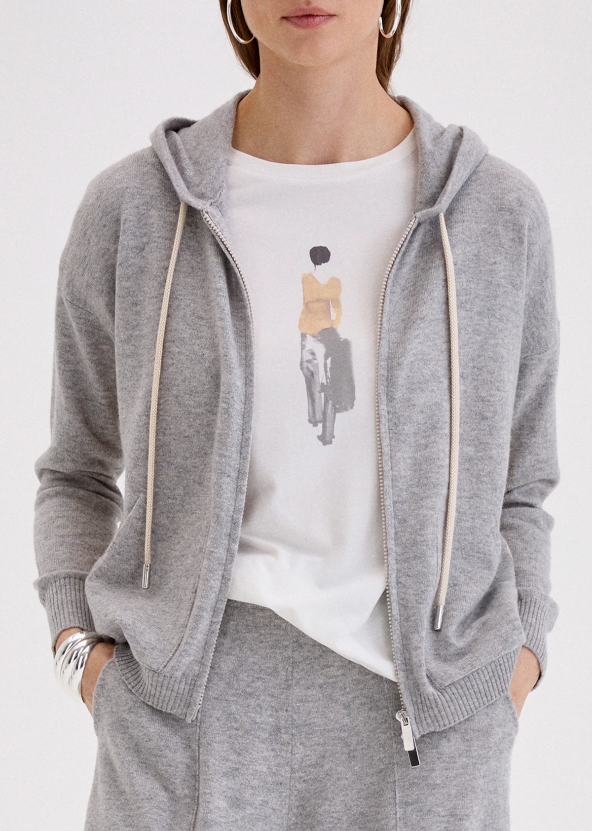 LANCIA HOODED CARDIGAN