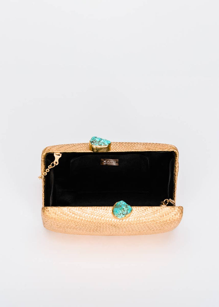 
                  
                    JEN TURQUOISE CLUTCH
                  
                