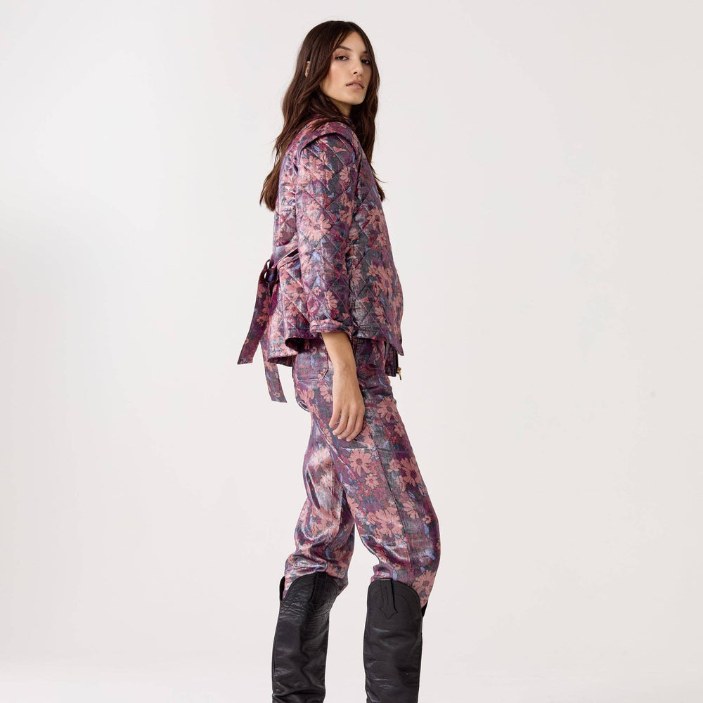 
                  
                    ASTRO METALLIC LINEN PANTS
                  
                